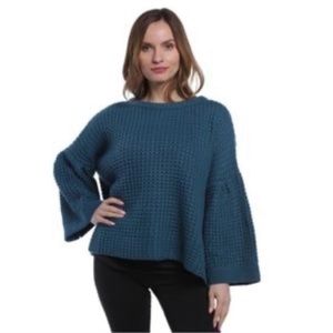 She + Sky Teal sweater